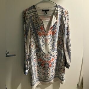 BCBGMaxAzria Multicolor Long Sleeve Dress